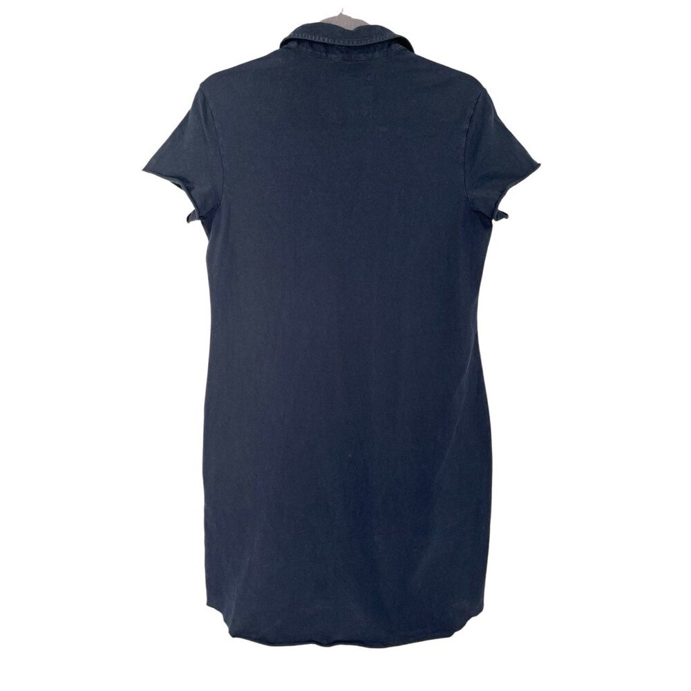 FRANK & EILEEN Women's Black Short Sleeve Polo Dress Small - Picture 5 of 5